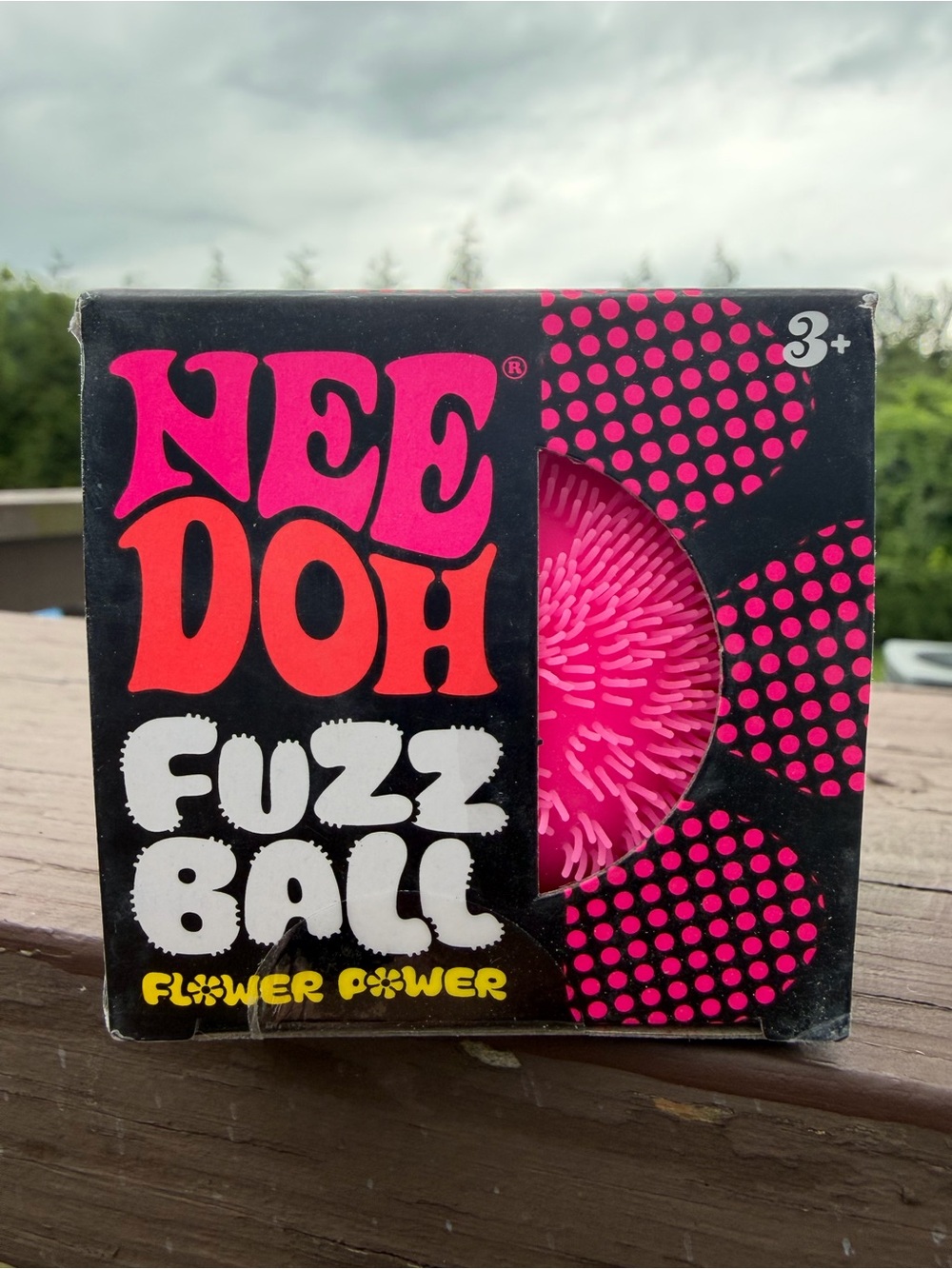 NeeDoh Fuzz Ball - Pink Flower Power